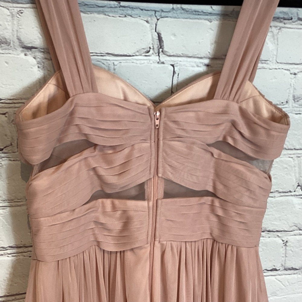 BIRDIE GREY EYLSE MAXI FORMAL DRESS MAUVE ROSE SZ XS - Picture 9 of 13